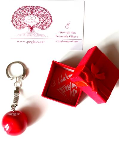 Kľúčenka Višňa - strieborná